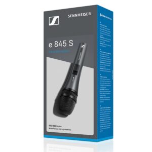 Sennheiser e 845S - Vocal Microphone - Dynamic Super Cardioid Microphone