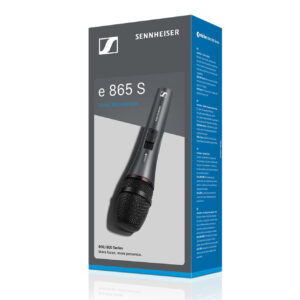Sennheiser e 865 - Condenser Vocal Super Cardioid Microphone with on/off switch