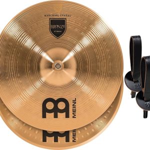 Cymbal 16" Marching Pair Meinl Medium Marching Cymbal Bronze, Inc. BR3